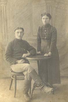 1 Peter and Anna John's older brother and sister, taken in Russia 1918
